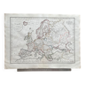 1822 - Map of Europe in the time of Charles V