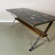 Vintage 1970s coffee table in ceramic, tiles, retro, mid-century