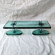 Max Ingrand coat rack sandher for Fontana Arte, green glass