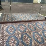 Miroir à Carreaux cadre acajou  , Art Déco