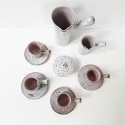 1970 vintage stoneware coffee service