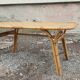 1970s rattan dining table