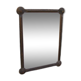 Old mirror "Tramp art"