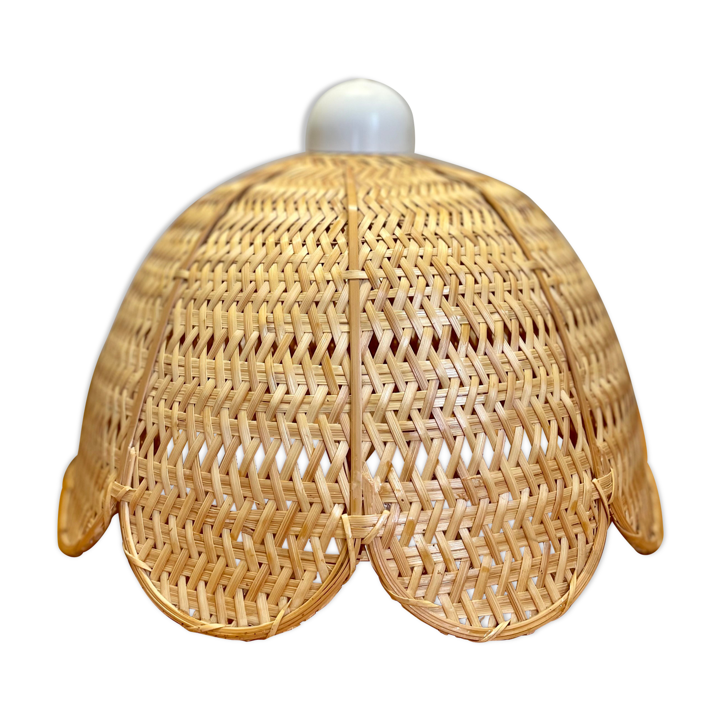 Suspension flower rattan wicker vintage