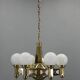 Rare Art Nouveau Chandelier by Emil Kralik for Vulkania, 1920s