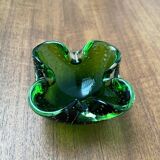 Vintage Italian Bullicante glass bowl from Murano.