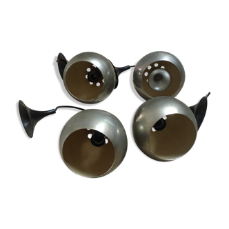 Light hanging chrome balls
