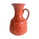 Pitcher in oriental terracotta