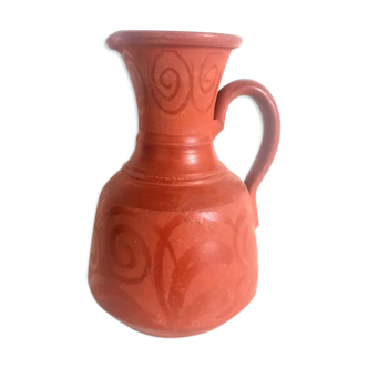 Pitcher in oriental terracotta