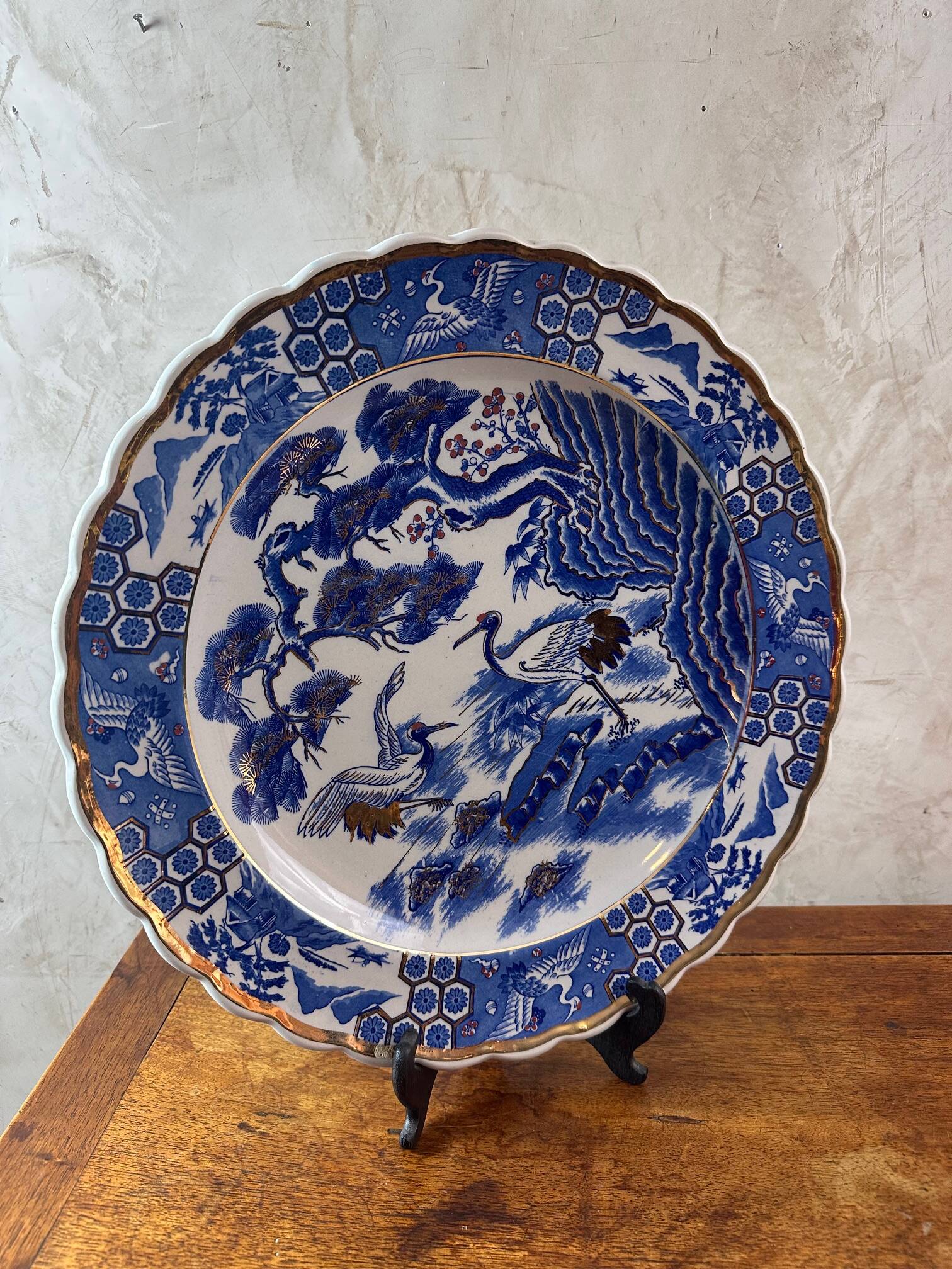 Large Japanese Porcelain Dish