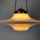 Danish opal glass pendant lamp Holmegarard / Space Age