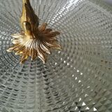 Double chiseled glass ceiling light