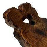 Vintage Spanish chair stool brutalist design