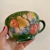 Vintage slurry tea cup