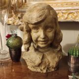 Bust of a young girl Albert Marque