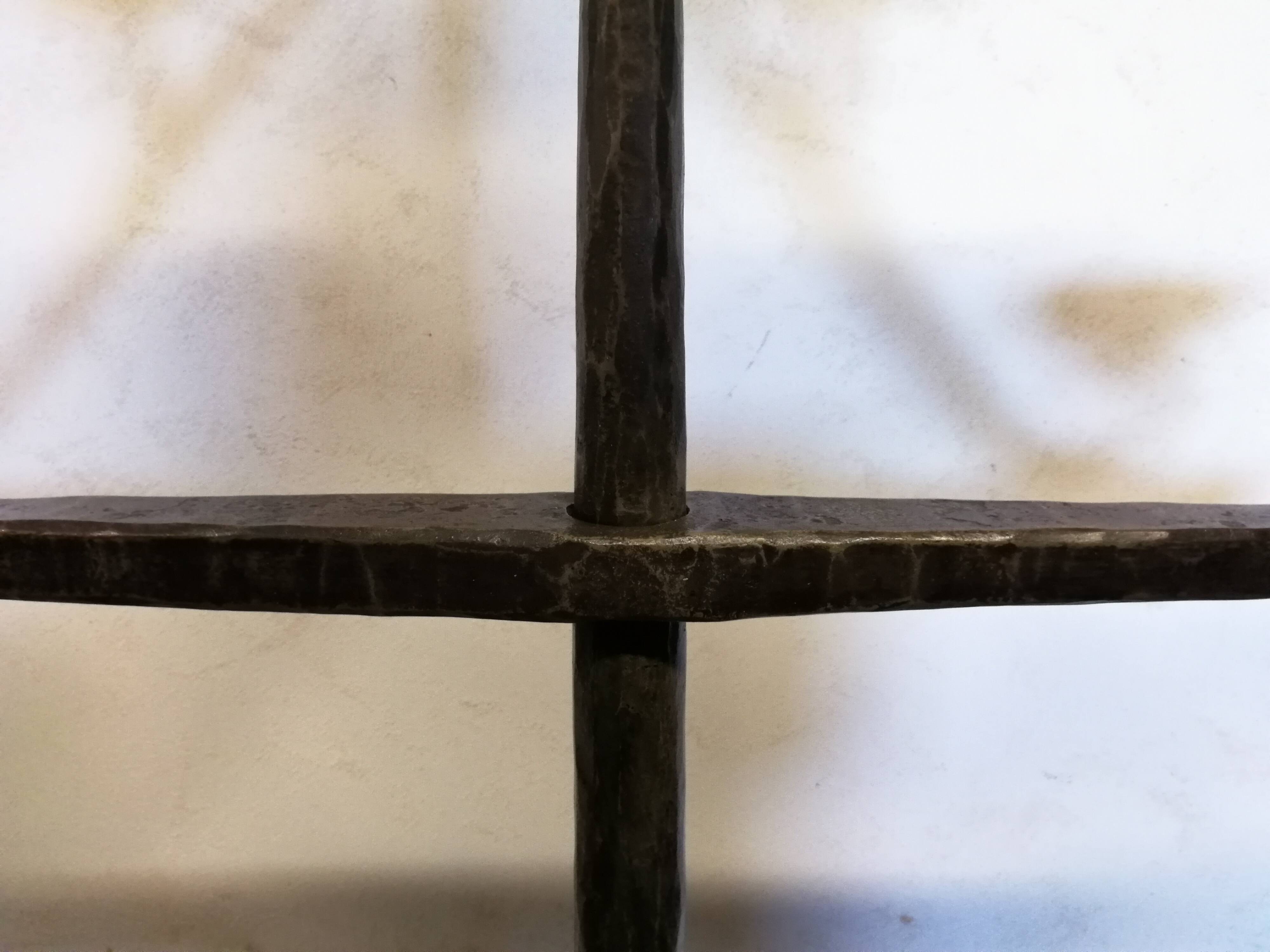 Wrought iron candelabra