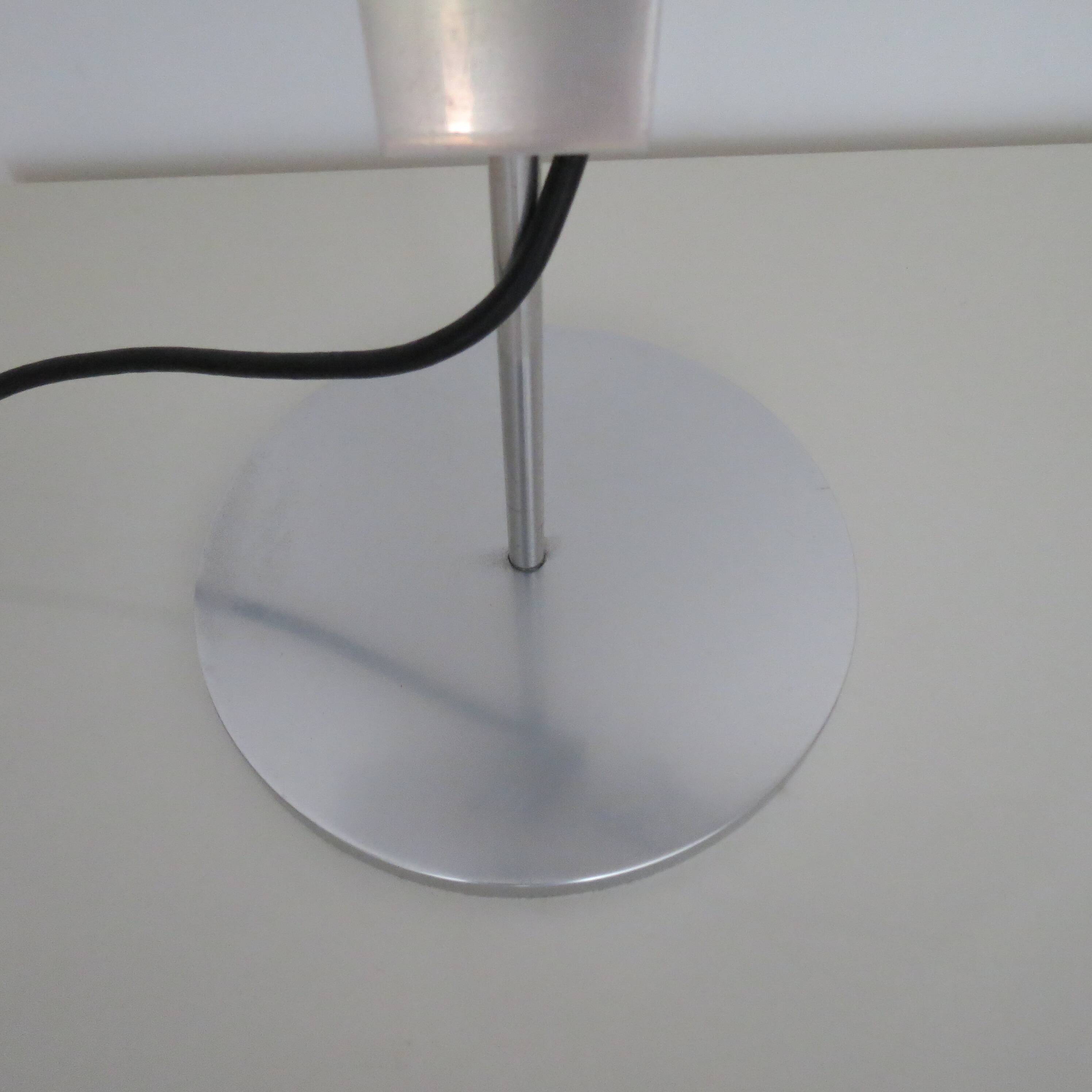 1960s desk lamp by Peter Nelson aluminium desk lamp mid century modern desk lamp
