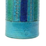 Aldo Londi for Bitossi Vase 1960s Rimini Blue Ceramics