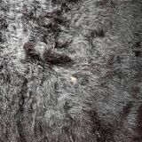 Brown cowhide rug, 2.30m