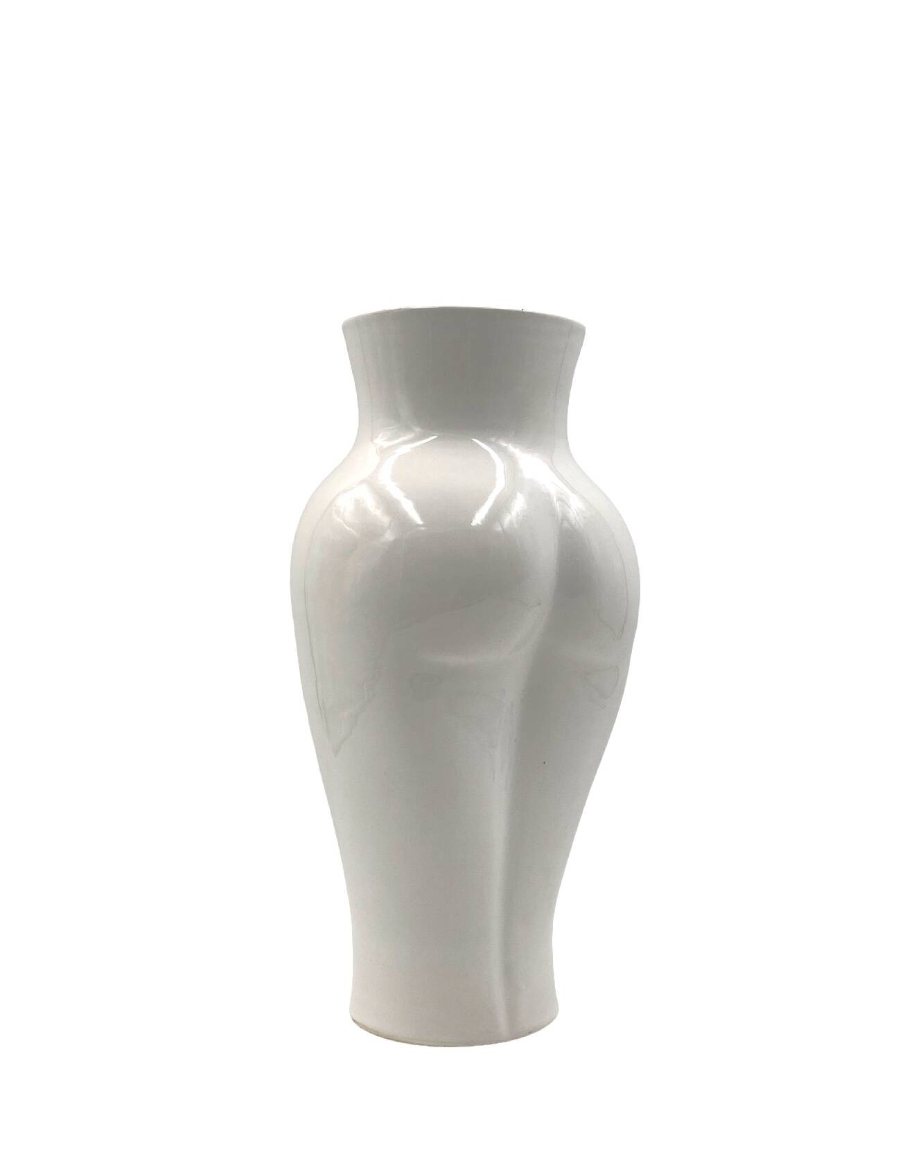 Postmodern ceramic 'Femme' vase, Baba, Vallauris France ca. 1980s