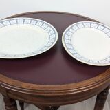 Pair of earthenware dishes from the Nouvelles Galeries, Marly model