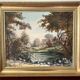 Diptyque oils on canvas signed Rialet