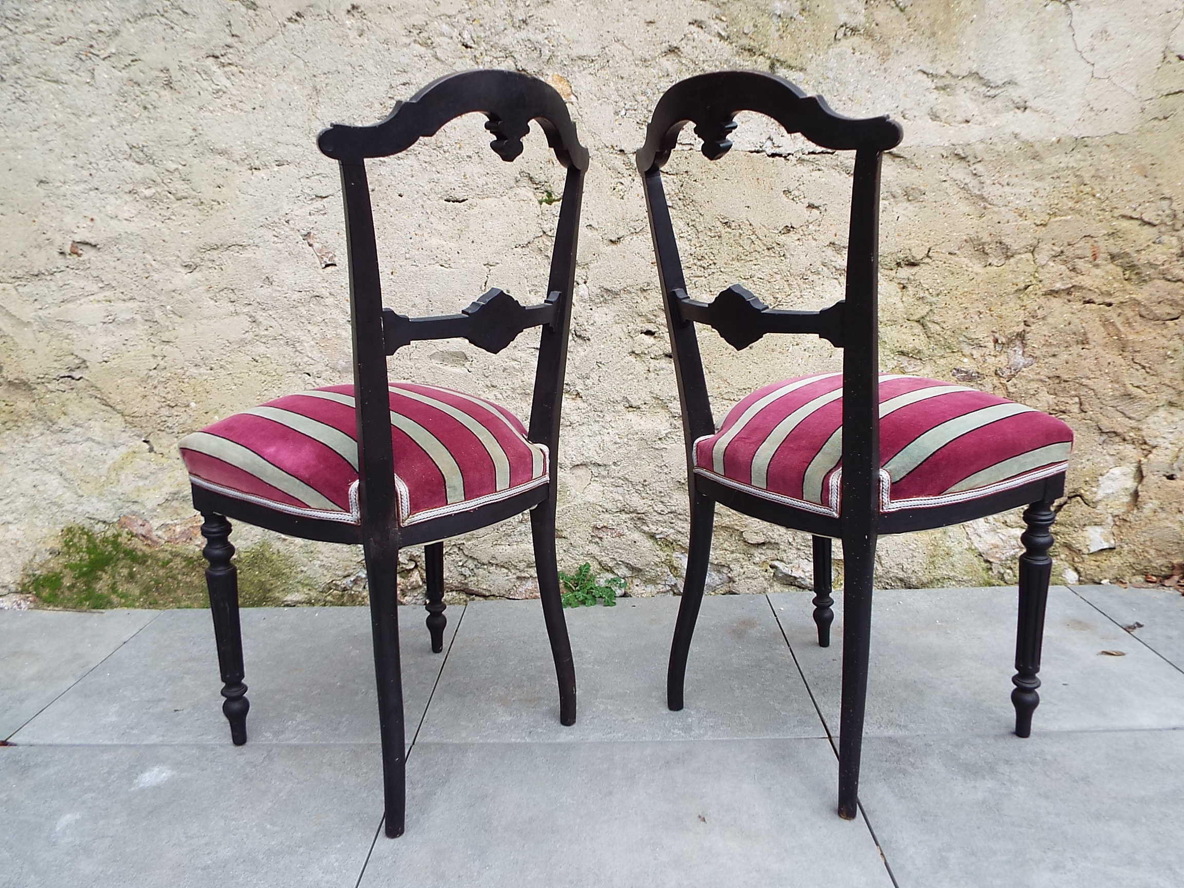 2 chairs Napoleon III style