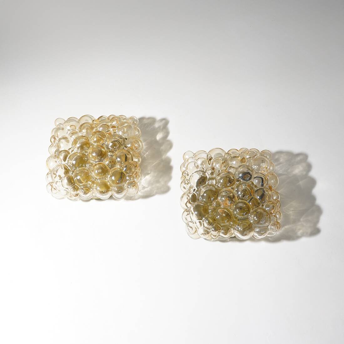 Pair of ceiling lamps by Helena Tynell for Limburg, 1970s