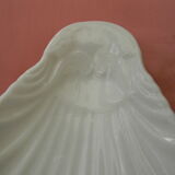 Old white porcelain ravier.