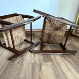 Paire de fauteuils à bascule enfant
