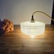 Clichy Glass Blue Portable Pendant Light