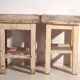 Antique pine bedside tables – Central Europe, circa 1940 #11