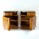 Art Deco Bedside Tables In Wood, Czechoslovakia 1940s
