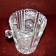 Vintage ice bucket molded crystal - ice cube