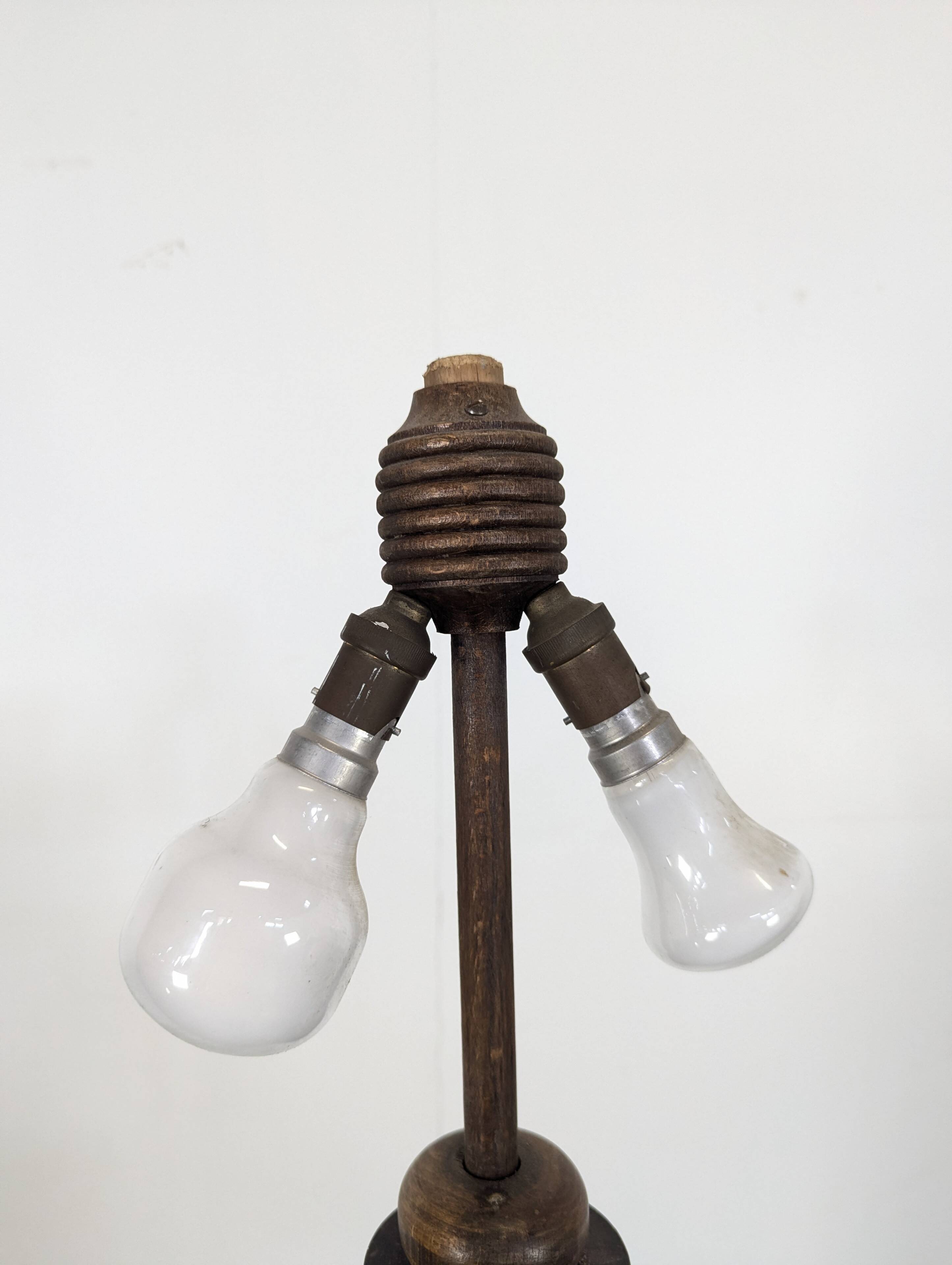 Brutalist floor lamp in the spirit of Dudouyt.