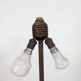 Brutalist floor lamp in the spirit of Dudouyt.