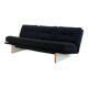 Artifort C671 sofa by Kho Liang Ie in black wool
