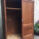 Sliding-door wardrobe in pitchpin