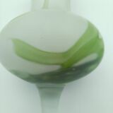 Glass paste vase. Signed JP Mateus 1996.