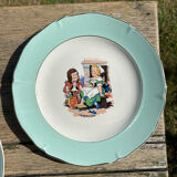 Set of 8 dessert plates tales of Perrault