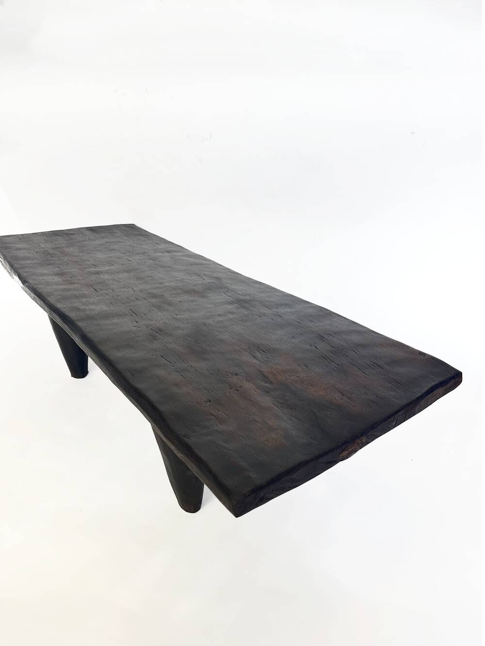 Solid wood bench or coffee table 108 cm – Unique Senufo piece, craftsmanship
