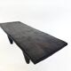 Solid wood bench or coffee table 108 cm – Unique Senufo piece, craftsmanship