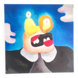 Broken mouth abstract painting