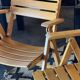 Pair of Wooden Folding Armchairs by Clairitex