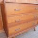 Compass feet chest of drawers