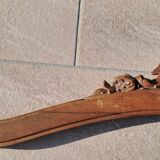Walnut pediment