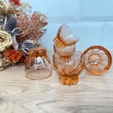 Set de 5 verres à liqueur Luminarc étoile rose