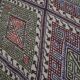 Vintage hand-embroidered textile 151x195 cm