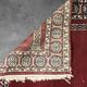 Vintage Hand-Woven Oriental Pakistani Mihrab Prayer Rug, 1960s