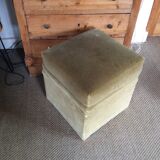Velvet ottoman